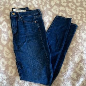 True skinny super high rise jeans
